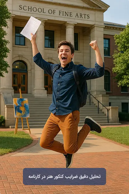 تحلیل دقیق ضرایب کنکور هنر در کارنامه